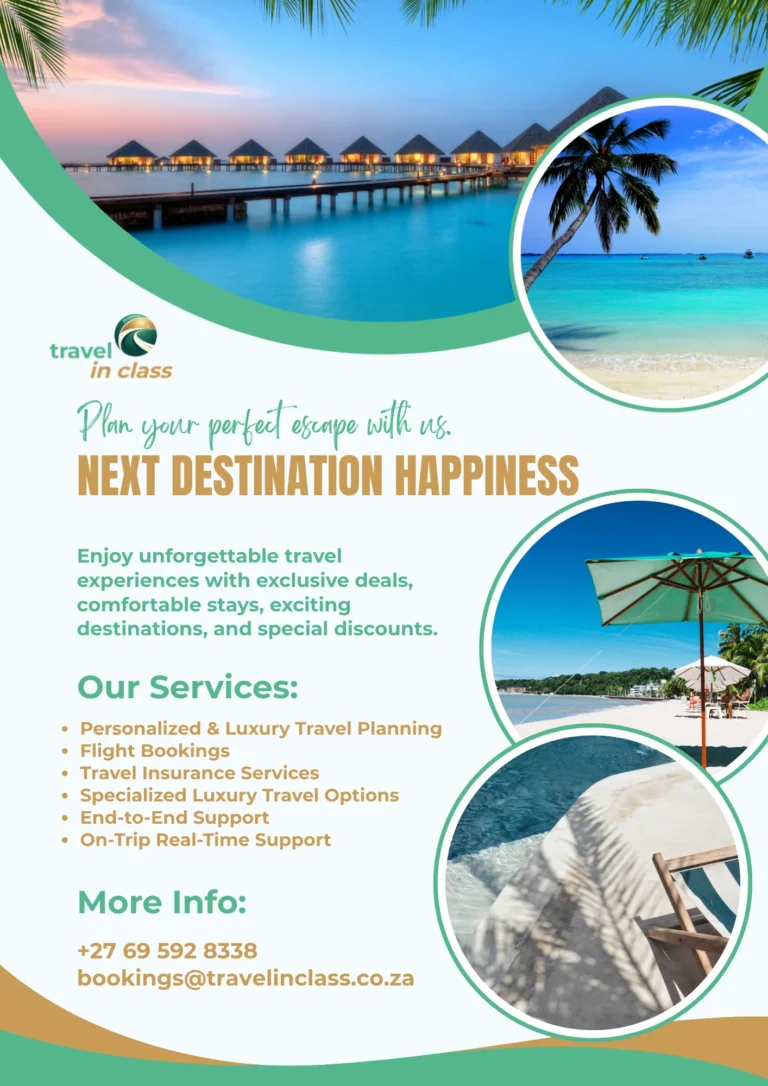 Luxury Travel Services | Travel in Class - World - Class | Travel in Class | Digital Asset 002