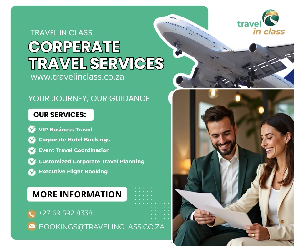 Corporate Travel Management Services for Business Travels - World - Class | Travel in Class | Digital Asset 004